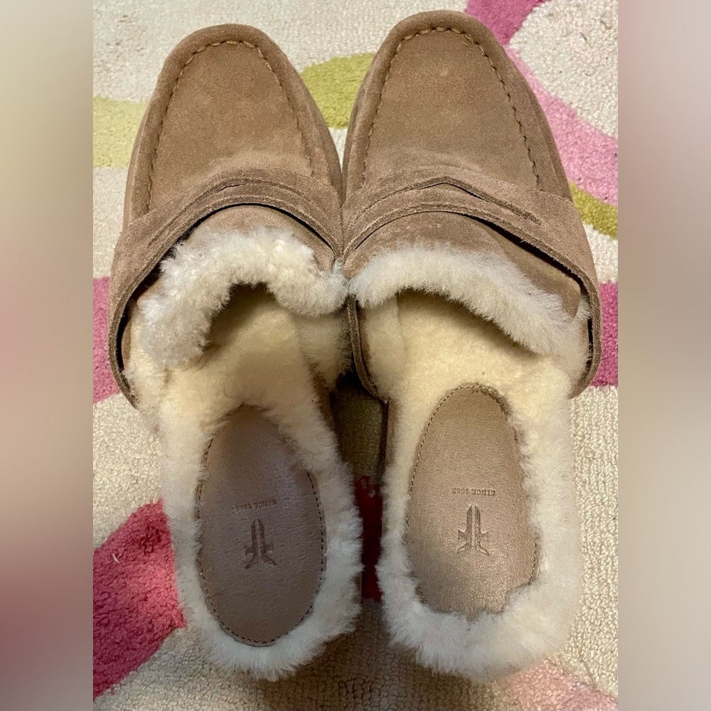 Genuine Shearling/Suede Clogs BRAND NEW (no box)